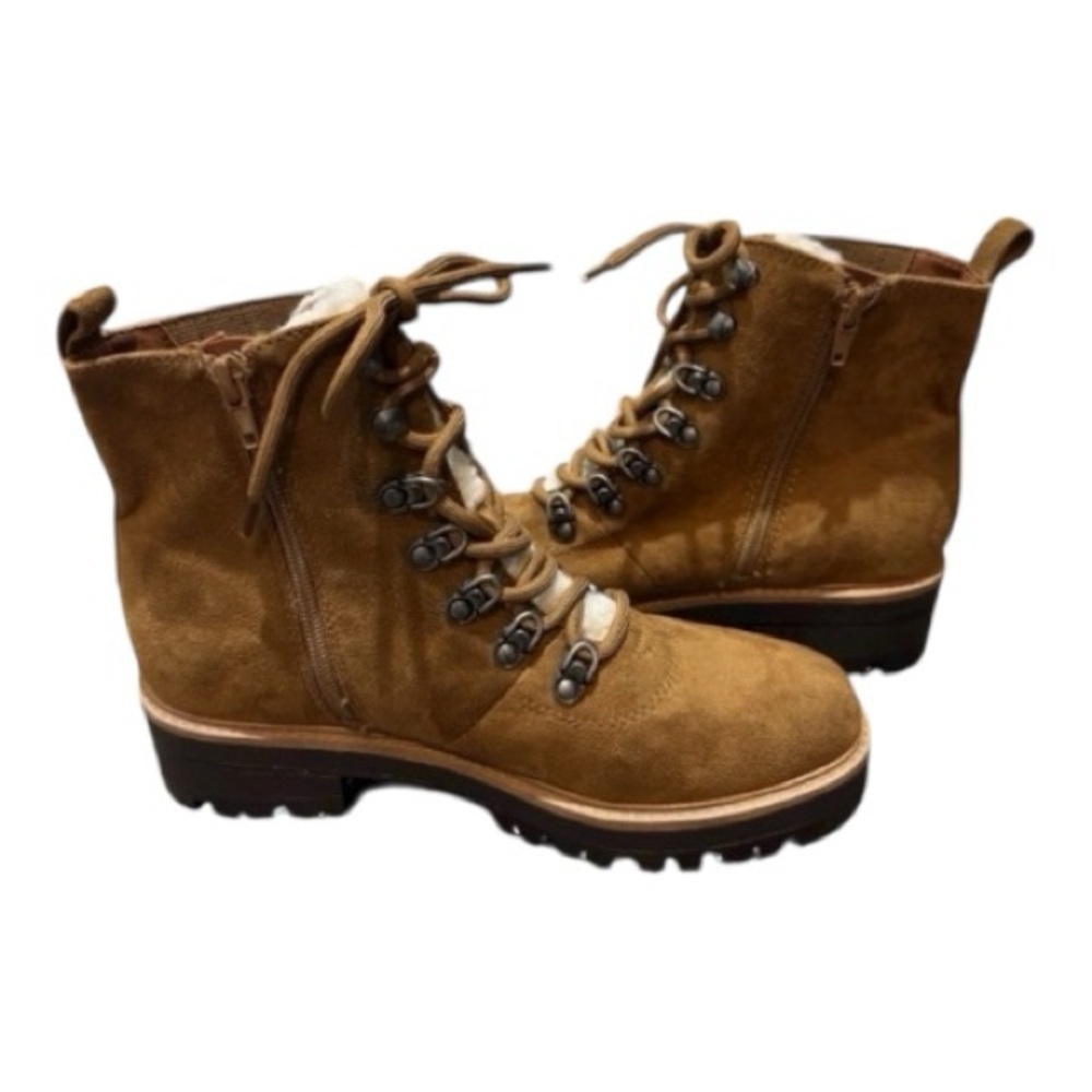 American Eagle Hiker Boots Women’s 7 Brown Lace-Up Lug Sole NWOT